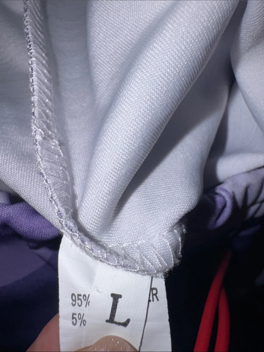 Purple Camo Wide-Leg Cargo Pants - Brand Unspecified